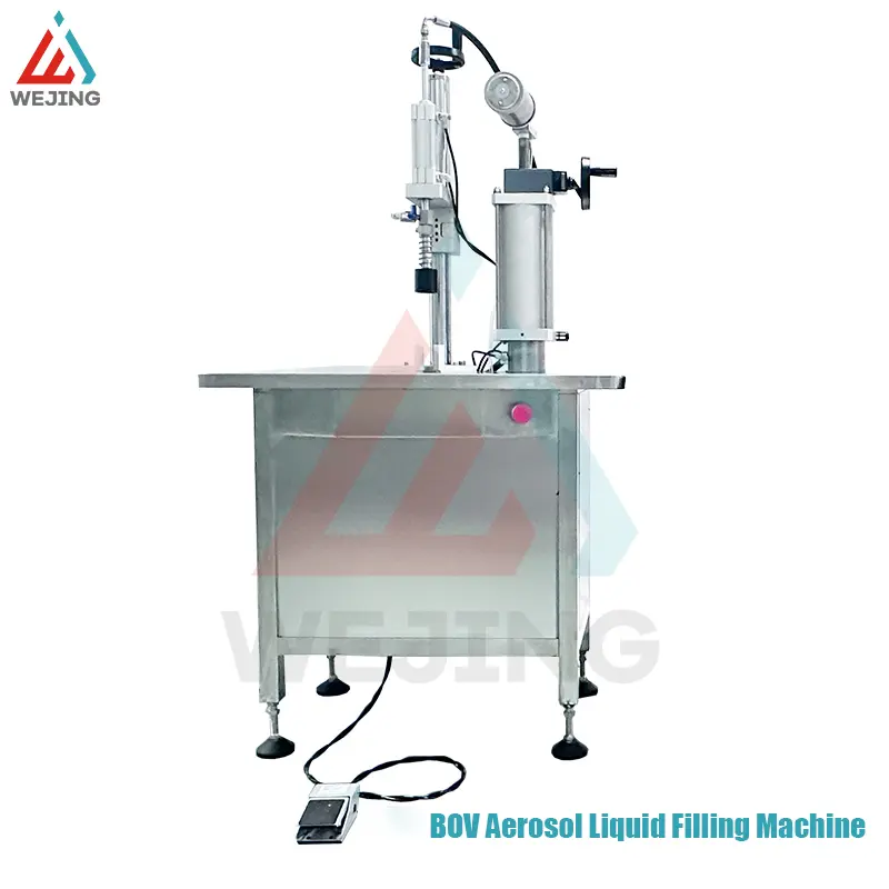 aerosol liquid filling machine
