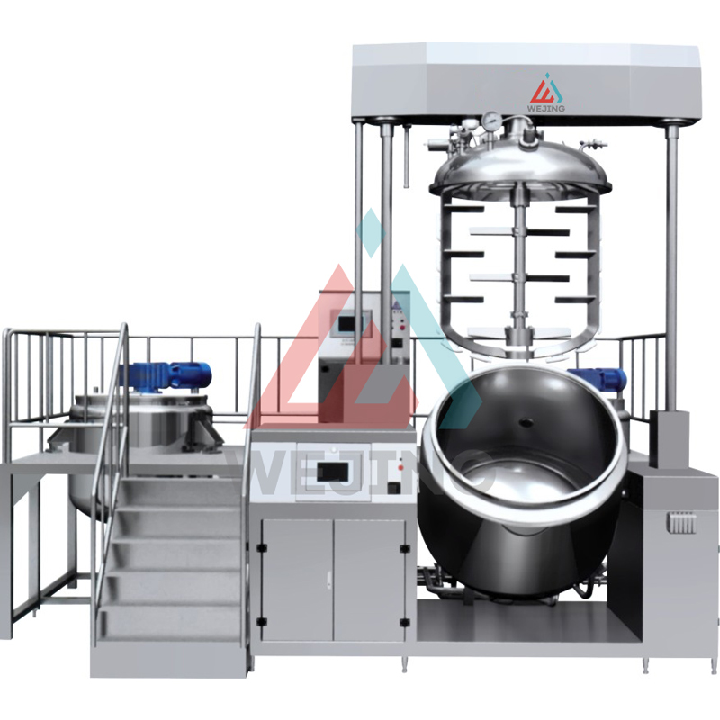 PLC Control Vacuum Homogenizer Emulsifying Mixer