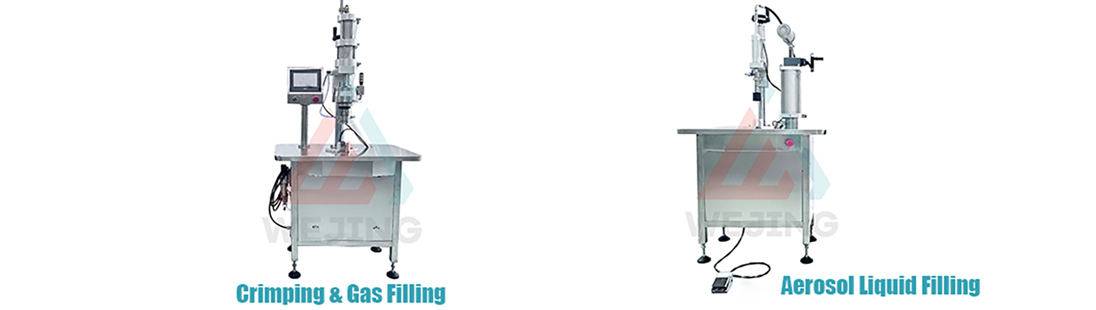 Bov split type aerosol filling machine